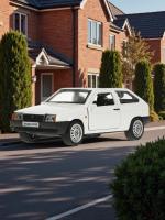 Машинка металлическая инерционная Технопарк LADA-2108 "СПУТНИК" 12 см, белая купить