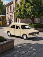 Машинка металлическая инерционная Технопарк ВАЗ-2106 ЖИГУЛИ,  12 см, бежевая купить